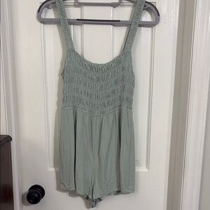 Sage Green Short Romper by Cousin Couture